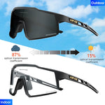 KAPVOE Red Photochromic Cycling Glasses Men MTB Cycling Sunglasses Women Road Bicycle Glasses UV400 Outdoor Bicycle Sunglasses