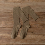 Cotton Knitting Women Stockings JK Japanese Style Girls Cute Long Socks Thigh High Stockings Fashion Solid Color Knee High Socks
