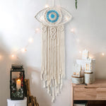 Evil Eye Wall Decor Macrame Dream Catcher Boho Home Decor Macrame Wall Hanging Baby Room Decoration Dream Chatchers Balcony Gift