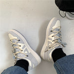 2023 Lover's Ulzzang Retro Color Canvas Shoes Girl Boy Skateborad Shoes Lace Up Low 36-44 Unisex Woman Man Shoes