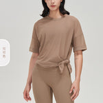 NCLAGEN Women Short Sleeve Sports T-shirt Mesh Breathable Quick Drying Summer Loose Leisure Fitness Top GYM Running Yoga Blouse