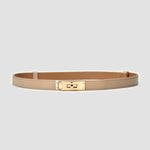 Luxury Brand Leather Women Waist Belt DesignerWomen Dress Party Cowhide Knot Belt Gold Alloy Buckle Waistband Jeans Female Gift