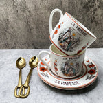 New Arrival Top Grade Bone Porcelain Coffee Cups Vintage Ceramic Cups On-glazed Advanced Tea Cups And Saucers Sets Luxury Gifts