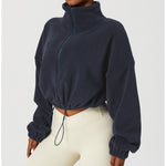 ChillCouture Fleece-Lined Crop Jacket