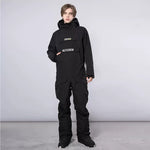 Women's and Men's Ski Suit Winter Outdoor Sports Warm One-piece Suit Waterproof Windproof Outdoor Sports Zipper Ski Suit