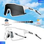 KAPVOE Red Photochromic Cycling Glasses Men MTB Cycling Sunglasses Women Road Bicycle Glasses UV400 Outdoor Bicycle Sunglasses