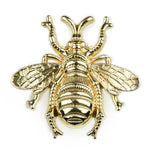 European Retro Bee Shape Drawer Handles Zinc Alloy Furniture Wardrobe Knob Kitchen Cupboard Drawer Door Vintage Pull Handles