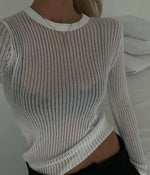 Sheer Seduction Long Sleeve Top