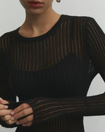 Sheer Seduction Long Sleeve Top