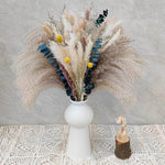 60-109PCS Natural Dried Pampas Grass Bouquet Boho Home Nordic Decor Bouquet Phragmi Wedding Decor Thanksgiving