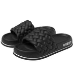 Summer Women Thick Slippers Sole Beach Slides Bathroom Anti-Slip Soft Sandals Fashion Ladies Cloud Shoes