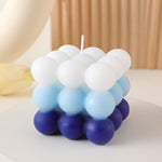 Modern Home Decoration Big Cube Bubble Candle Soy Wax Aromatherapy Scented Candles Home Decorative Candles Birthday Gift