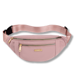 Women's Oxford fanny pack adjustable buckle with zipper color waist pack