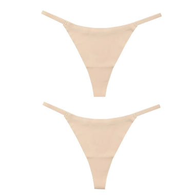 DM Ice Silk Women Panties Underwear Fitness Sports Seamless Cotton Female Lingerie Sexy T-back G-string Thong Woman Underwear