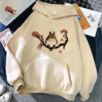 Studio Ghibli Totoro Hoodie Men Women Fashion Hoodies Kids Hip Hop Hoodie Japanese Anime Sweatshirt Women Tracksuit Boy Coats