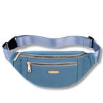 Women's Oxford fanny pack adjustable buckle with zipper color waist pack