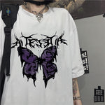 Short Sleeve T-shirt for Women 2023 New Summer Design Sense Cartoon Print Loose Sweet Cool Hot Girl Shoulder Half Sleeve Top
