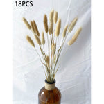 Artificial Pampas Grass Fake Flowers Bunny Tail Grass Furry Plants for Home Decor Wedding Desk Decoration