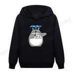 Studio Ghibli Totoro Hoodie Men Women Fashion Hoodies Kids Hip Hop Hoodie Japanese Anime Sweatshirt Women Tracksuit Boy Coats