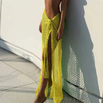 Neo Boho Mesh Midi Skirt