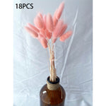 Artificial Pampas Grass Fake Flowers Bunny Tail Grass Furry Plants for Home Decor Wedding Desk Decoration