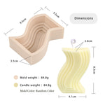 U-Shaped Arch Scented Candle Silicone Modls DIY Aromath Wax Mould Rainbow Bridge Candles Making Supplies Home Decor Handcraft