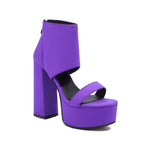 Rome Peep Toe Sandals Ankle Strap Women's Sandals Ultra High Thick Heel Waterproof Platform Hollow Breathable Sexy Party Sandals