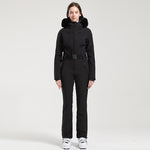 2023 New One-Piece Ski Suit Women Warm Outdoor Snowboard Jacket Overalls Ski Set Jumpsuits Windproof Waterproof Winter Clothing