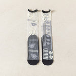 2023 New Fashion Woman Socks Summer Ultra-thin Transparent Crystal Silk Socks Harajuku Floral Retro Japanese Kawaii Cute Socks