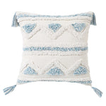 Bohemian Macrame Tufted Tassel Long Pillow Case Textured Fringe Cushion Cover P82C