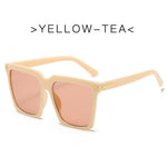 MUSELIFE Fashion Square Sunglasses Designer Luxury Women's Cat Eye Sunglasses Classic Retro Glasses UV400