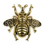 European Retro Bee Shape Drawer Handles Zinc Alloy Furniture Wardrobe Knob Kitchen Cupboard Drawer Door Vintage Pull Handles