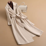 Winter Wool Coat Women Jacket Veste Femme Trench Ladies Woolen Long Coats Casual Blends Outerwear Woman Clothes Casaco Feminino