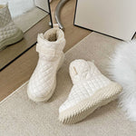 Ladies Snow Boots Women Winter 2023 New In Women's Shoes Plush Warm Waterproof Bot Fashion Casual Platform Boot Leather Fur