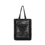 MABULA Luxury Design Women Plaited Raffia Straw Bag Large Capacity Casual Tote Handbag Hollow Summer Beach Vacation Shoulder Bag