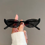 KAMMPT New in Small Cat Eye Sunglasses Women Trendy Vintage Composite Shades Eyewear Fashion Luxury Brand Designer Sun Glasses