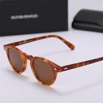 Gregory Peck Yellow Sunglasses Vintage Polarized Sunglasses Women Sun Glasses Round Sunglasses Men Woman Glasses