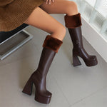 Brand Design Sexy Party Thigh High Boots Women Street Platform Female High Heels Punk Over The Knee Boots Shoes For Woman 2022