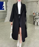 Winter Wool Coat Women Jacket Veste Femme Trench Ladies Woolen Long Coats Casual Blends Outerwear Woman Clothes Casaco Feminino