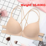 Women's No Steel Ring Comfortable Invisible Strapless Bra Strapless Underwear Black/NUDE Bra For Women Женское Нижнее Белье여자속옷