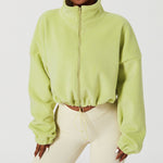 ChillCouture Fleece-Lined Crop Jacket
