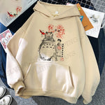 Studio Ghibli Totoro Hoodie Men Women Fashion Hoodies Kids Hip Hop Hoodie Japanese Anime Sweatshirt Women Tracksuit Boy Coats