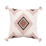 Decoration Throw Cushion Cover Pink Pillow Cover Rainbow 30x50cm/45x45cm Tufted Diamond Bohemian Macrame Pillowcase