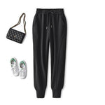 Unireal 2022 Spring Autumn Women Sweat Pant Elastic High Waist Drawstring Harem Pant XXXL Sportswear Trousers
