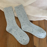 New Winter Socks Women 13.3% Cashmere Wool Thicken Warm Women Socks Sox Japanese Fashion Harajuku Solid Color Thermal Long Socks