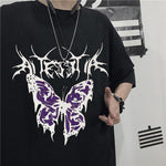 Short Sleeve T-shirt for Women 2023 New Summer Design Sense Cartoon Print Loose Sweet Cool Hot Girl Shoulder Half Sleeve Top