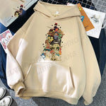 Studio Ghibli Totoro Hoodie Men Women Fashion Hoodies Kids Hip Hop Hoodie Japanese Anime Sweatshirt Women Tracksuit Boy Coats