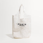 MABULA Luxury Design Women Plaited Raffia Straw Bag Large Capacity Casual Tote Handbag Hollow Summer Beach Vacation Shoulder Bag
