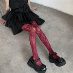 Sexy Women Pantyhose Hollow Out Mesh Fishnet Thigh High Stockings Tights Women Lingerie Hosiery Body Stockings Pantyhose Tights