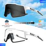 KAPVOE Red Photochromic Cycling Glasses Men MTB Cycling Sunglasses Women Road Bicycle Glasses UV400 Outdoor Bicycle Sunglasses